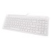 Клавiатура Maxxter KB-01W-UA White