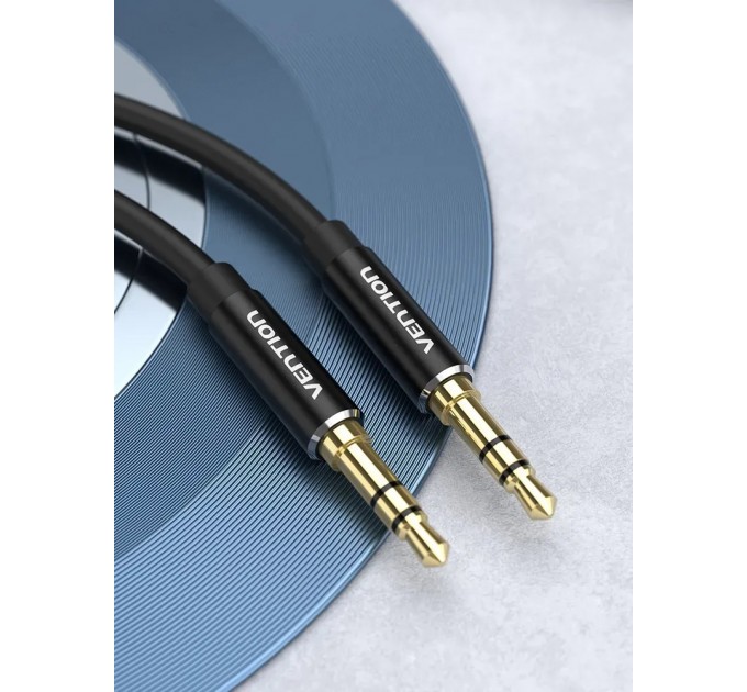 Vention Аудіо-кабель Vention 3.5 мм - 3.5 мм (M/M), 0.5 м, Black (BAXBD)