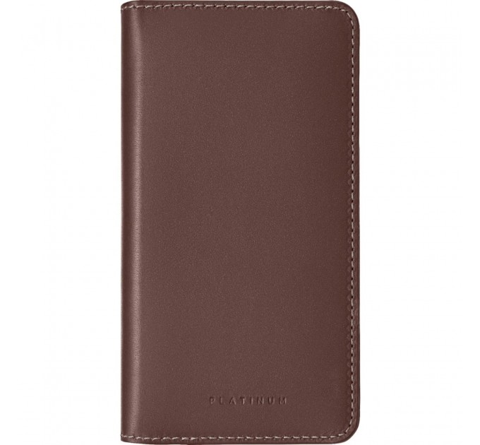 Noname Чохол-книжка Platinum Leather Wallet для Samsung Galaxy S10 SM-G973 Brown (PT-MGS10LWFBR)