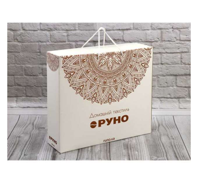 Руно Покривало Руно двостороннє VeLour Коричневе 150 х 220 см (360.55_Cappuccino)