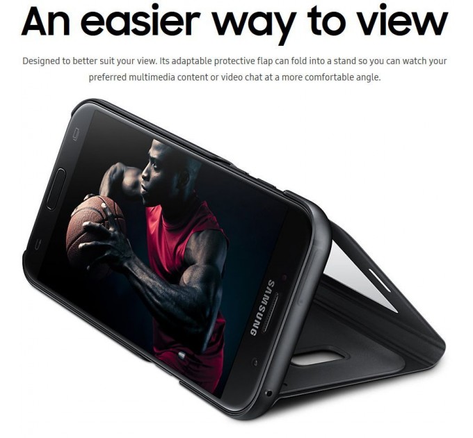 Samsung Чохол-книжка Samsung S View Standing Cover для Samsung Galaxy A5 2017 SM-A520 Black (EF-CA520PBEGRU)