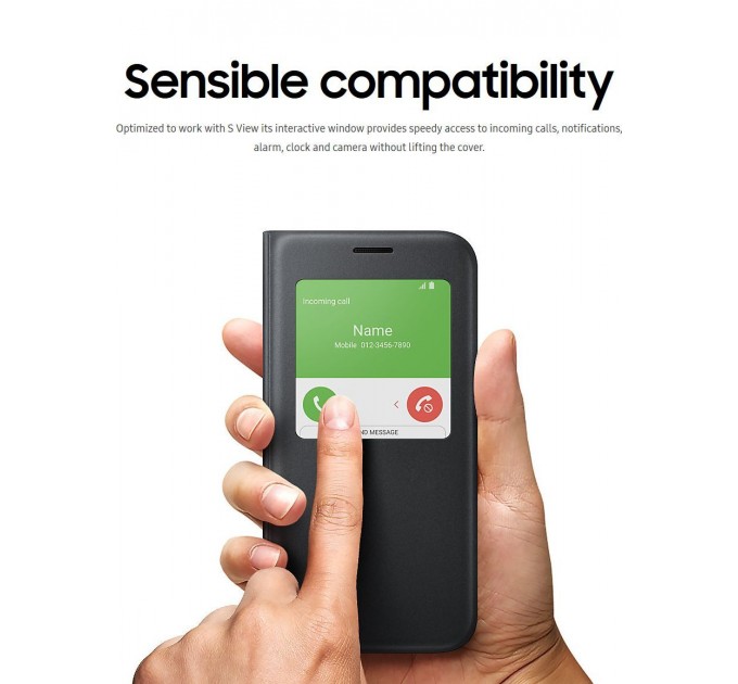 Samsung Чохол-книжка Samsung S View Standing Cover для Samsung Galaxy A5 2017 SM-A520 Black (EF-CA520PBEGRU)