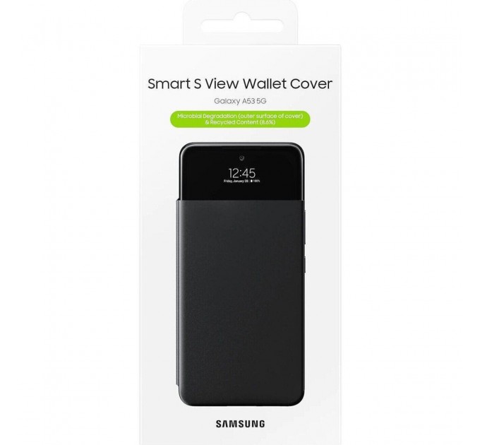 Samsung Чохол-книжка Samsung S View Wallet Cover для Samsung Galaxy A53 SM-A536 Black (EF-EA536PBEGRU)