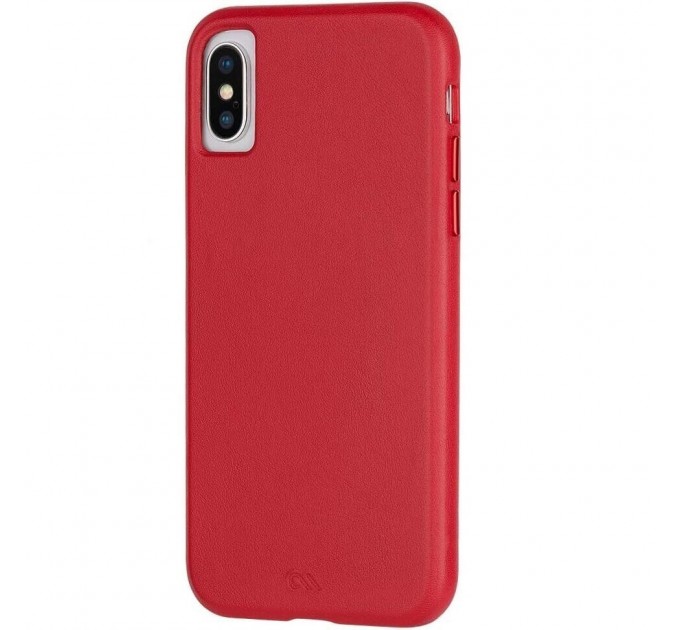 Case-Mate Чохол-накладка Case-Mate Barely There Leather для Apple iPhone X / iPhone XS Red (CM037748)