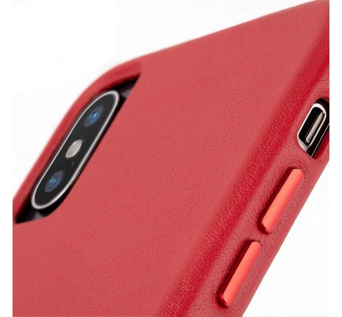 Case-Mate Чохол-накладка Case-Mate Barely There Leather для Apple iPhone X / iPhone XS Red (CM037748)