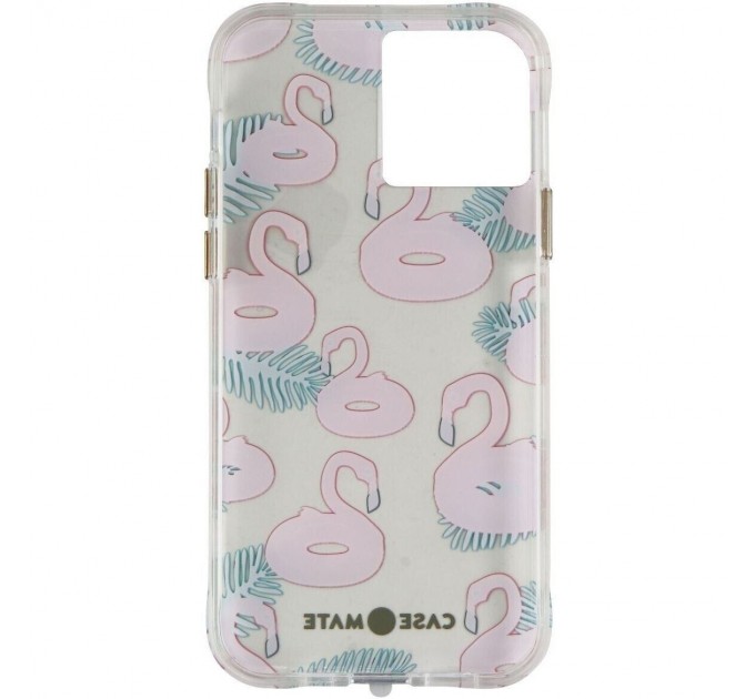 Case-Mate Чохол-накладка Case-Mate Tough Prints для Apple iPhone 12 / iPhone 12 Pro Float On Flamingos (CM047212)