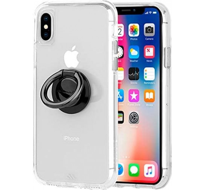 Case-Mate Чохол-накладка Case-Mate Tough with Ring для Apple iPhone X / iPhone XS Clear (CM038055)