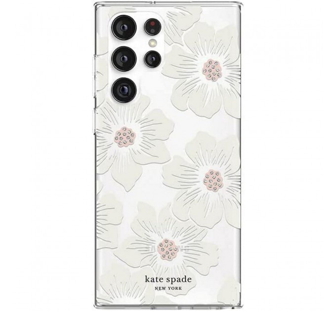 Noname Чохол-накладка Kate Spade NY Defensive для Samsung Galaxy S22 Ultra SM-S908 Hollyhock Floral (KSSA-080-HHCCS)