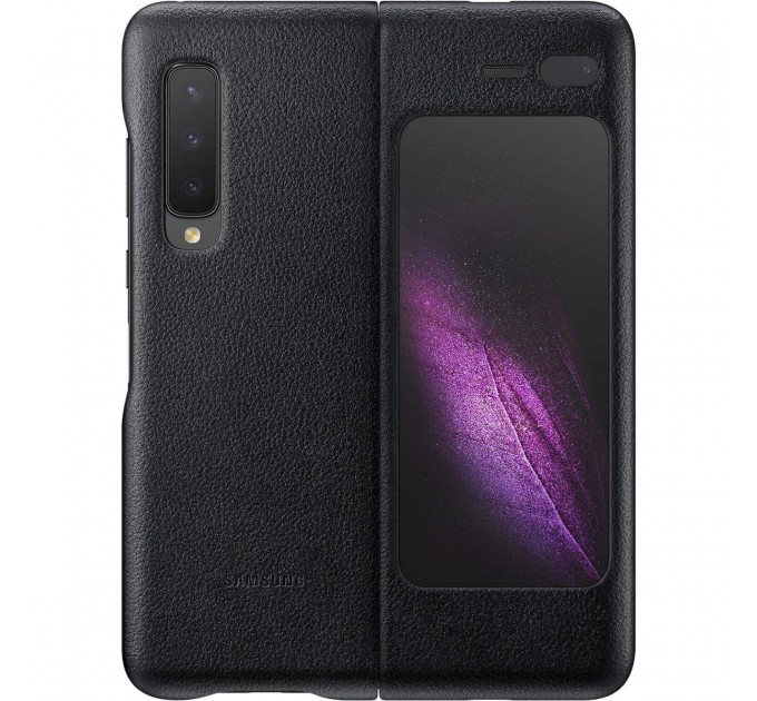 Samsung Чохол-накладка Samsung Leather Cover для Samsung Galaxy Fold SM-F900 / F907 Black (EF-VF900LBEGRU)