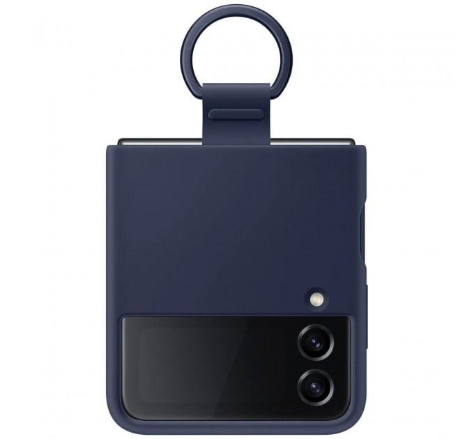Samsung Чохол-накладка Samsung Silicone Cover with Ring для Samsung Galaxy Flip 4 SM-F721 Navy Blue (EF-PF721TNEGUA)