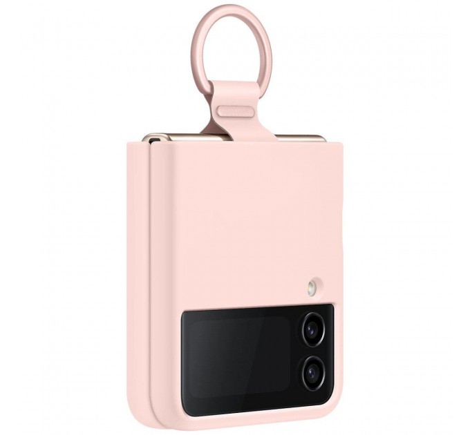 Чохол-накладка Samsung Silicone Cover with Ring для Samsung Galaxy Flip 4 SM-F721 Pink (EF-PF721TPEGUA)
