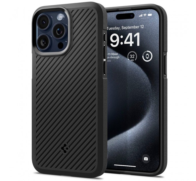 Spigen Чохол-накладка Spigen Core Armor для Apple iPhone 15 Pro Matte Black (ACS06466)