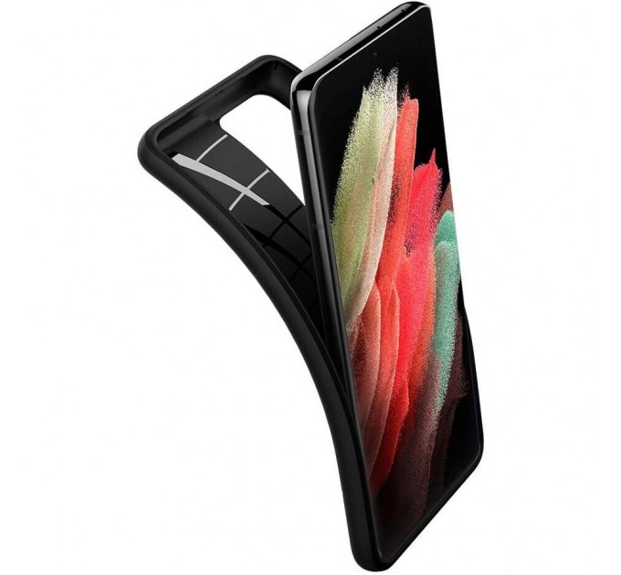 Spigen Чохол-накладка Spigen Core Armor для Samsung Galaxy S21 Ultra SM-G998 Matte Black (ACS02377)