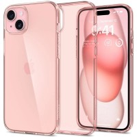 Чохол-накладка Spigen Crystal Flex для Apple iPhone 15 Plus Rose Crystal (ACS06458)
