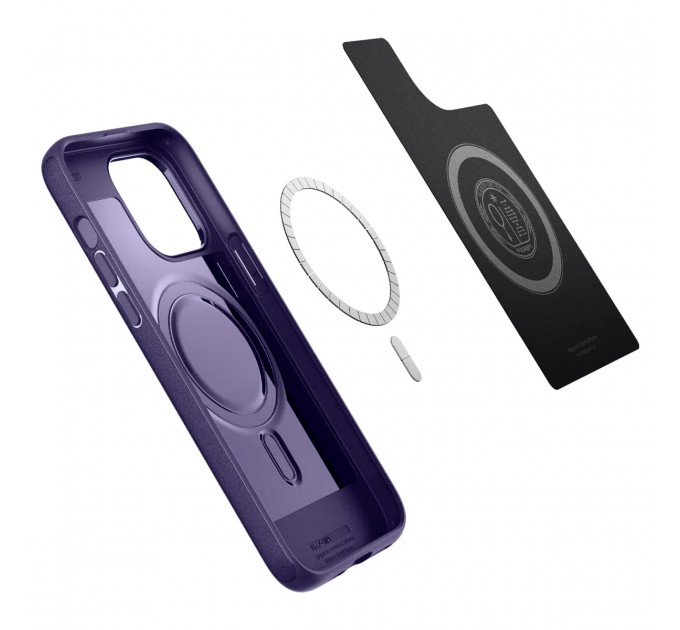 Чохол-накладка Spigen Mag Armor MagFit для Apple Iphone 14 Pro Max Deep Purple (ACS05584)