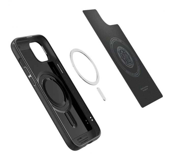 Чохол-накладка Spigen Mag Armor MagFit для Apple iPhone 15 Matte Black (ACS06815)