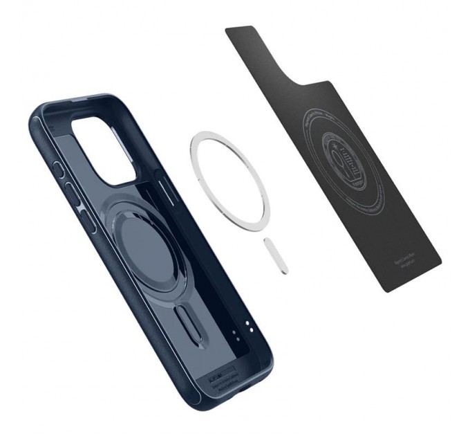 Spigen Чохол-накладка Spigen Mag Armor MagFit для Apple iPhone 15 Pro Navy Blue (ACS06737)