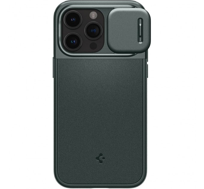 Spigen Чохол-накладка Spigen Optik Armor MagFit для Apple iPhone 15 Pro Abyss Green (ACS06739)