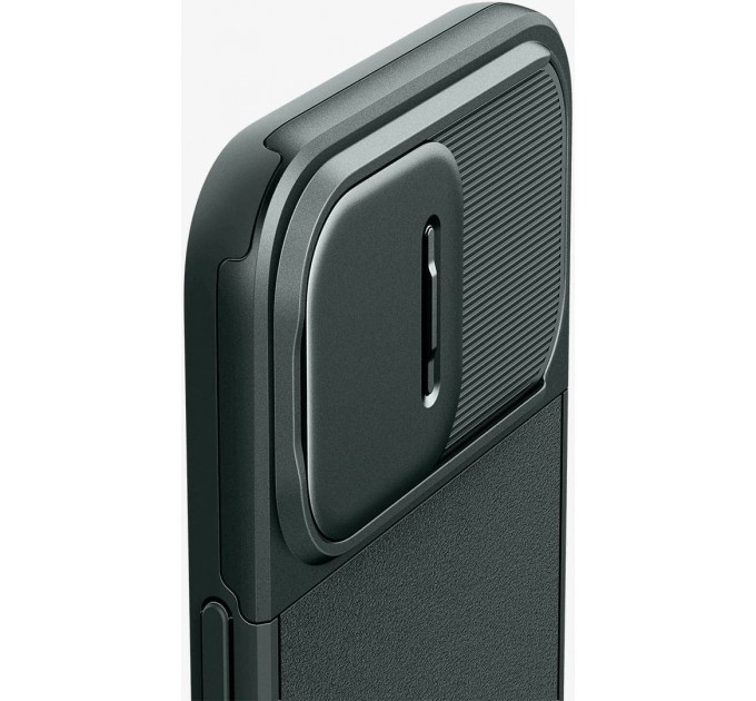 Spigen Чохол-накладка Spigen Optik Armor MagFit для Apple iPhone 15 Pro Abyss Green (ACS06739)