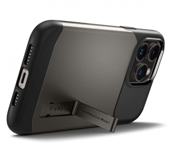 Spigen Чохол-накладка Spigen Slim Armor with MagFit для Apple iPhone 14 Pro Max Gunmetal (ACS04646)