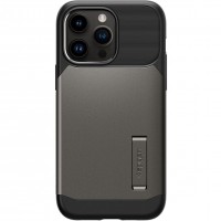Чохол-накладка Spigen Slim Armor with MagFit для Apple iPhone 14 Pro Max Gunmetal (ACS04646)