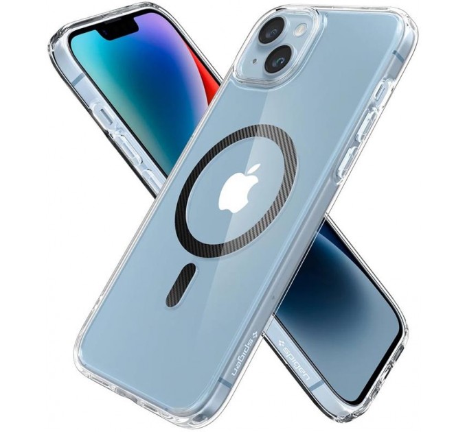 Spigen Чохол-накладка Spigen Ultra Hybrid MagFit для Apple iPhone 14 Carbon Fiber (ACS05050)