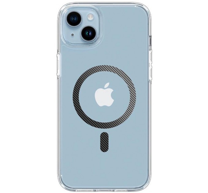 Spigen Чохол-накладка Spigen Ultra Hybrid MagFit для Apple iPhone 14 Carbon Fiber (ACS05050)