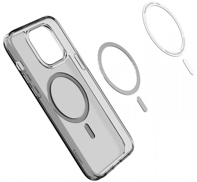 Spigen Чохол-накладка Spigen Ultra Hybrid MagFit для Apple iPhone 14 Pro Frost Black (ACS05586)