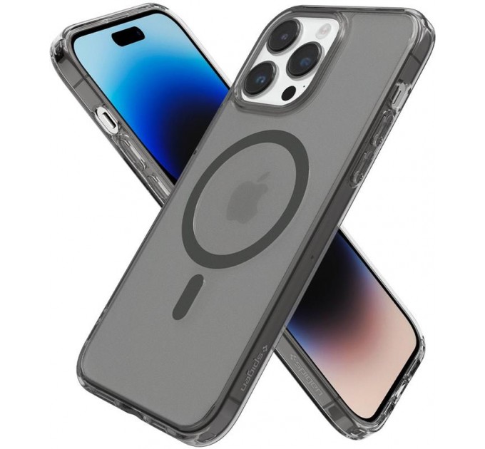 Spigen Чохол-накладка Spigen Ultra Hybrid MagFit для Apple iPhone 14 Pro Frost Black (ACS05586)