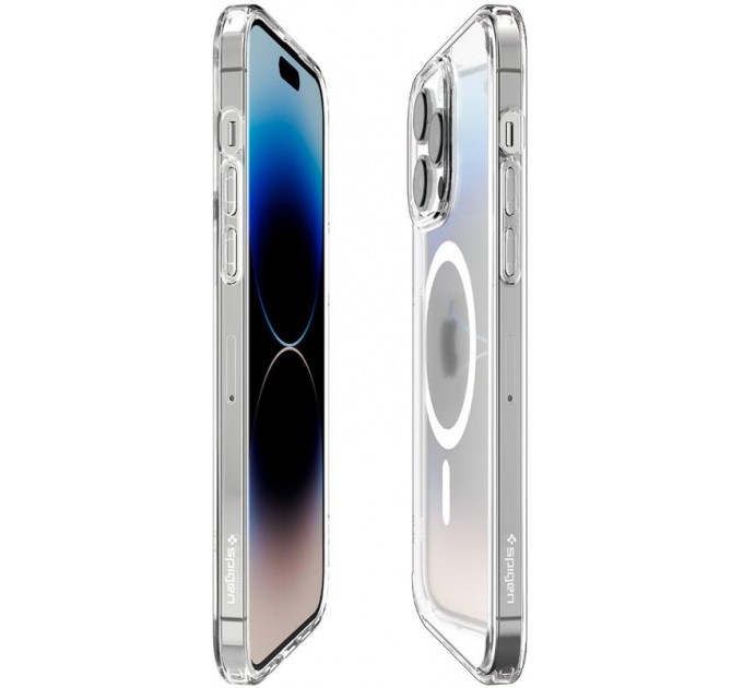 Spigen Чохол-накладка Spigen Ultra Hybrid MagFit для Apple iPhone 14 Pro Frost Clear (ACS05587)