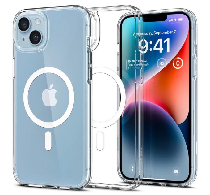 Spigen Чохол-накладка Spigen Ultra Hybrid MagFit для Apple iPhone 14 White (ACS05048)