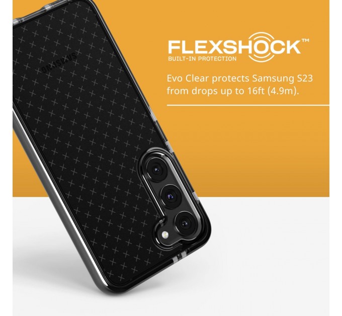 Tech21 Чохол-накладка Tech21 Evo Check для Samsung Galaxy S23 SM-S911 Black (T21-10069)