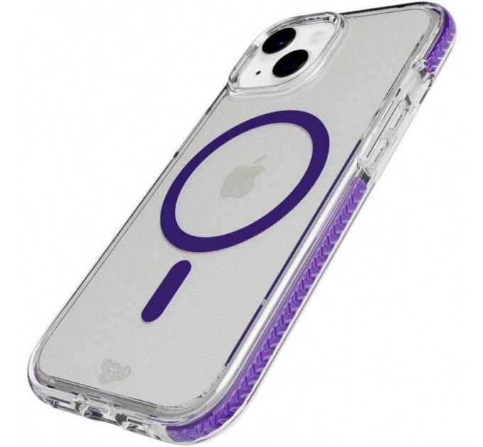 Tech21 Чохол-накладка Tech21 Evo Crystal MagSafe для Apple iPhone 15 Amethyst (T21-10242)