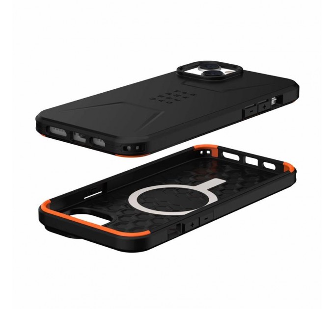 Urban Armor Gear Чохол-накладка Urban Armor Gear Civilian Magsafe для Apple iPhone 14 Plus Black (114037114040)