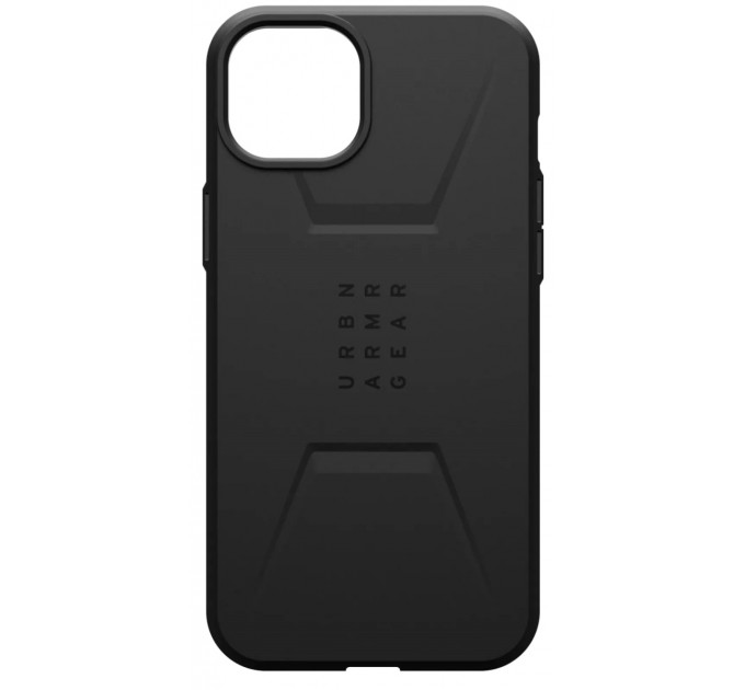 Urban Armor Gear Чохол-накладка Urban Armor Gear Civilian Magsafe для Apple iPhone 15 Plus Black (114306114040)