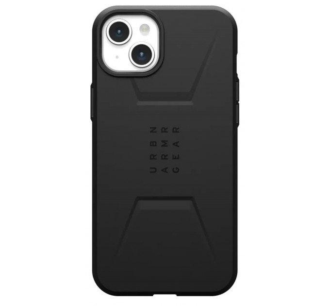 Urban Armor Gear Чохол-накладка Urban Armor Gear Civilian Magsafe для Apple iPhone 15 Plus Black (114306114040)