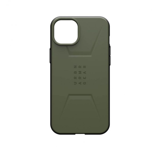 Чохол-накладка Urban Armor Gear Civilian Magsafe для Apple iPhone 15 Plus Olive Drab (114306117272)