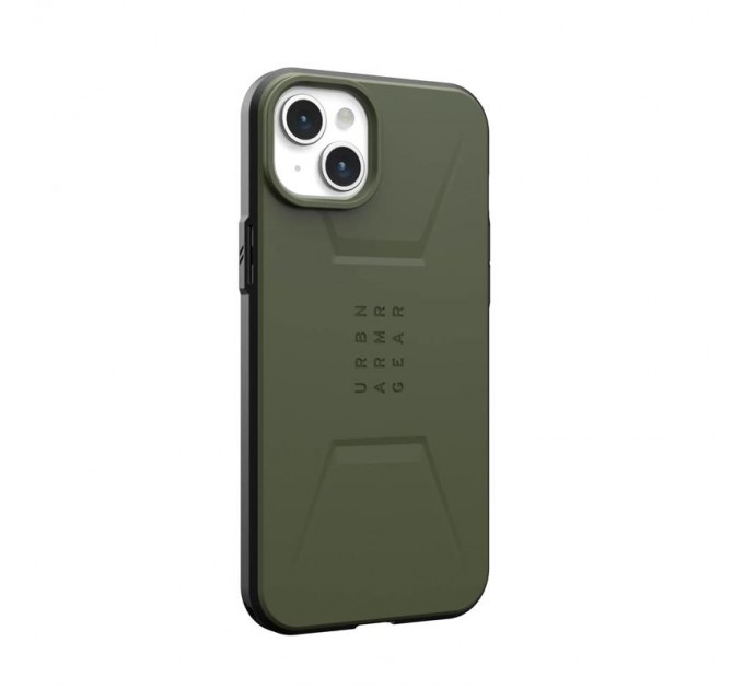 Чохол-накладка Urban Armor Gear Civilian Magsafe для Apple iPhone 15 Plus Olive Drab (114306117272)