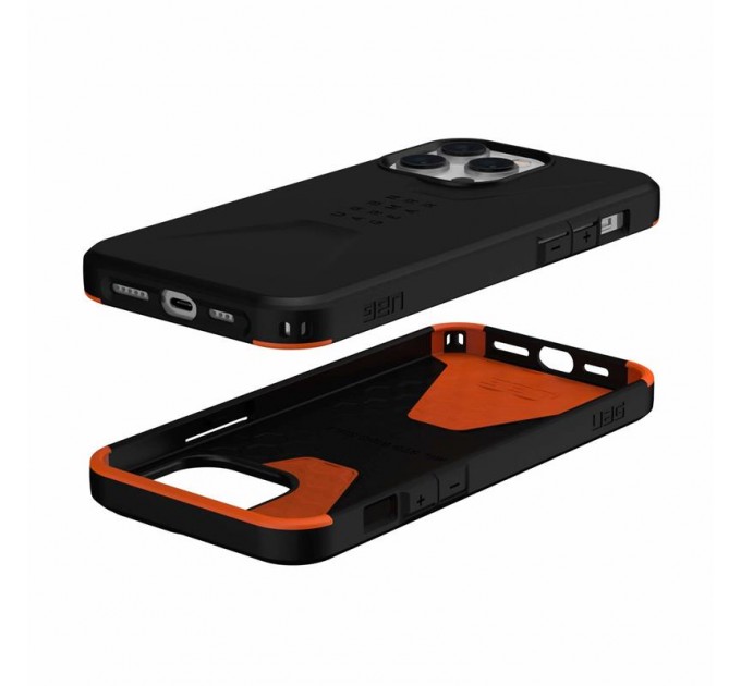 Urban Armor Gear Чохол-накладка Urban Armor Gear Civilian для Apple iPhone 14 Pro Max Black (114043114040)