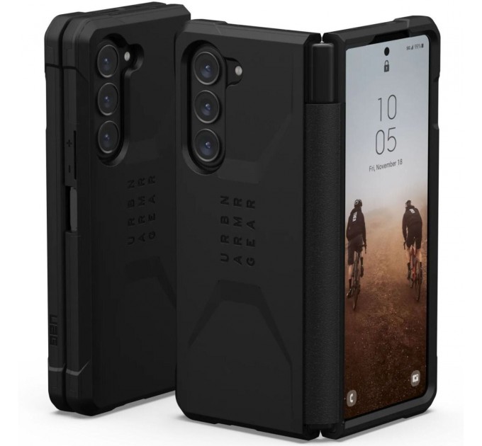 Urban Armor Gear Чохол-накладка Urban Armor Gear Civilian для Samsung Galaxy Fold 5 SM-F946 Black (214358114040)