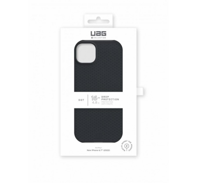 Urban Armor Gear Чохол-накладка Urban Armor Gear Dot Magsafe для Apple iPhone 14 Plus Black (114081314040)