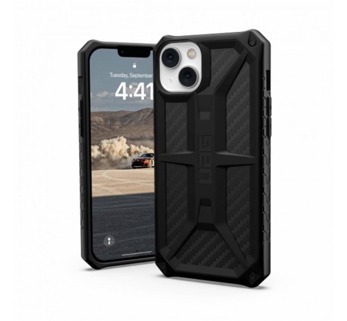 Urban Armor Gear Чохол-накладка Urban Armor Gear Monarch для Apple iPhone 14 Plus Carbon Fiber (114033114242)