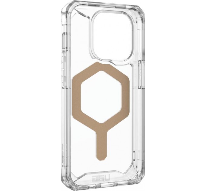 Urban Armor Gear Чохол-накладка Urban Armor Gear Plyo Magsafe для Apple iPhone 15 Pro Ice/Gold (114286114381)