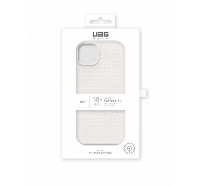 Urban Armor Gear Чохол-накладка Urban Armor Gear U Dot Magsafe для Apple iPhone 14 Plus Marshmallow (114081313535)