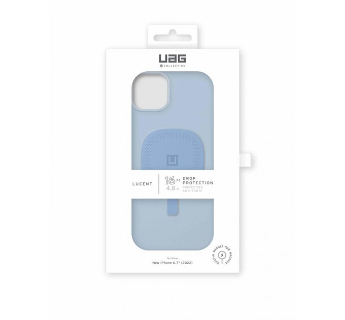 Чохол-накладка Urban Armor Gear U Lucent 2.0 Magsafe для Apple iPhone 14 Plus Cerulean (114077315858)