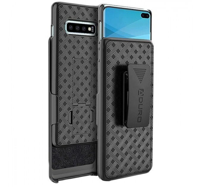 Noname Чохол-накладка Verizon Shell and Holster для Samsung Galaxy S10 SM-G973 Black (51829VZRHOC)