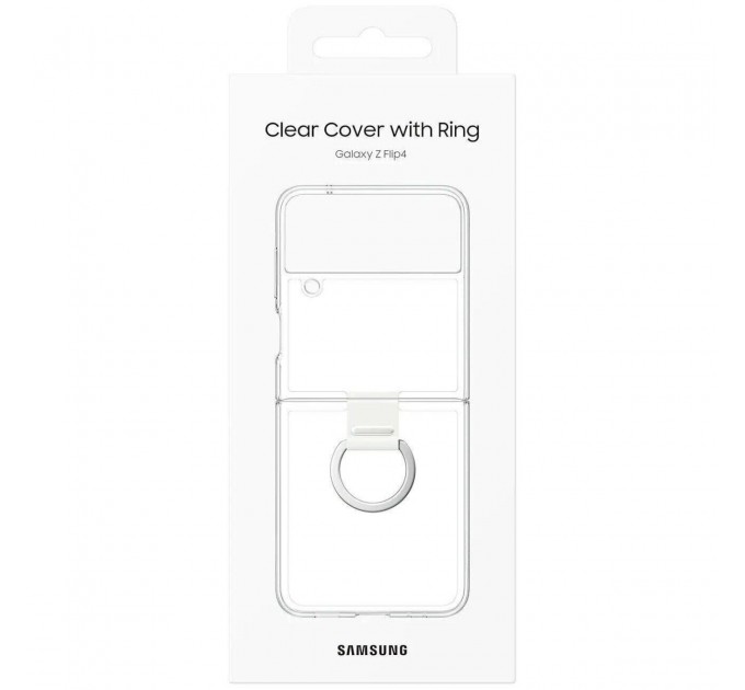 Samsung Чохол-накладка Samsung Clear Cover with Ring для Samsung Galaxy Flip 4 SM-F721 Transparent (EF-OF721CTEGUA)