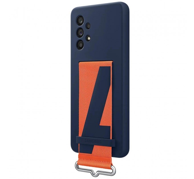 Samsung Чохол-накладка Samsung Silicone Cover with Strap для Samsung Galaxy A53 SM-A536 Navy (EF-GA536TNEGRU)
