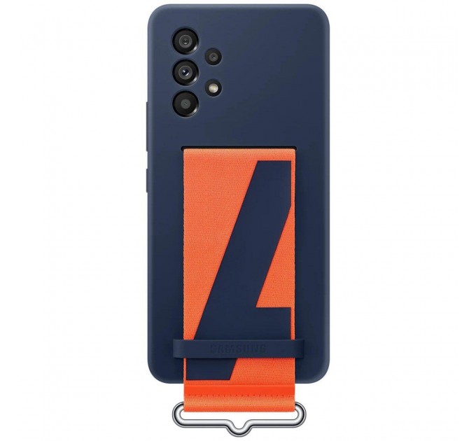 Samsung Чохол-накладка Samsung Silicone Cover with Strap для Samsung Galaxy A53 SM-A536 Navy (EF-GA536TNEGRU)