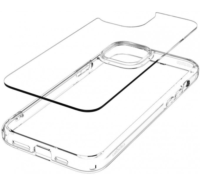 Spigen Чохол-накладка Spigen Crystal Hybrid для Apple iPhone 15 Plus Crystal Clear (ACS06459)